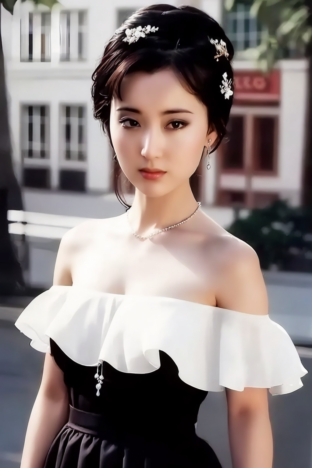 00584-3435595855-best quality, ultra high res, (photorealistic_1.4), 1girl, off-shoulder dress, black skirt, (medium breasts_1.2), (busty_1), loo.png